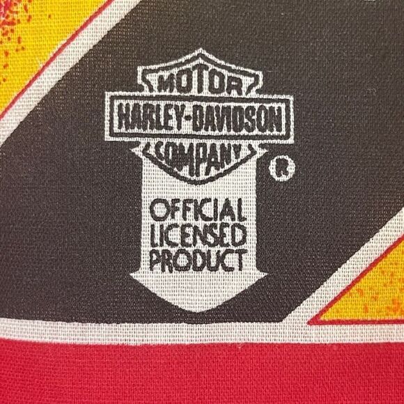 Harley Davidson Vintage Bandana - Picture 2 of 6